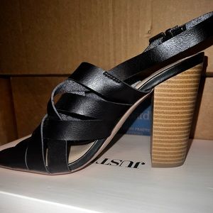 Black JUSTFAB Heels